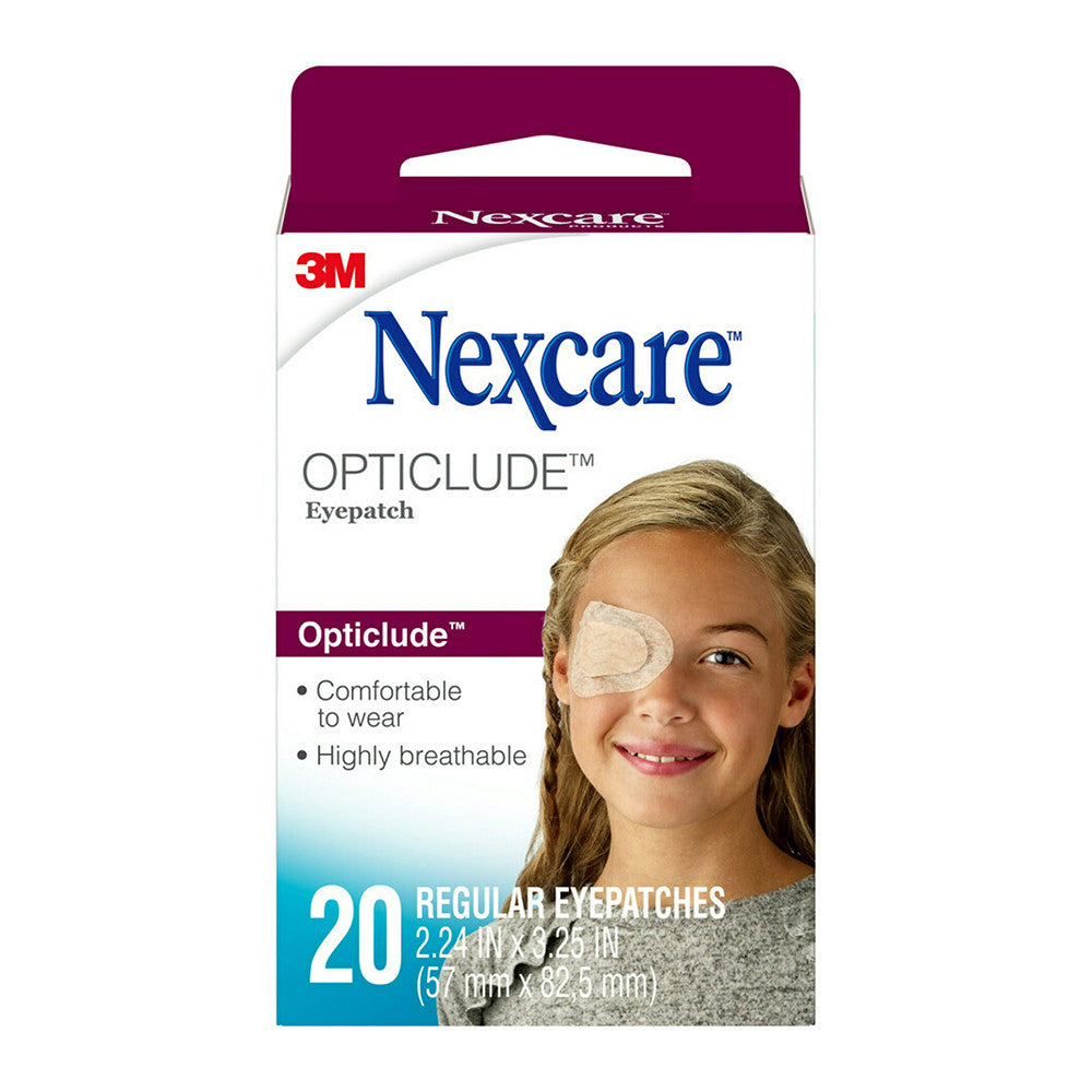 Nexcare Opticlude Orthoptic Eye Patches, Regular, 20 ea